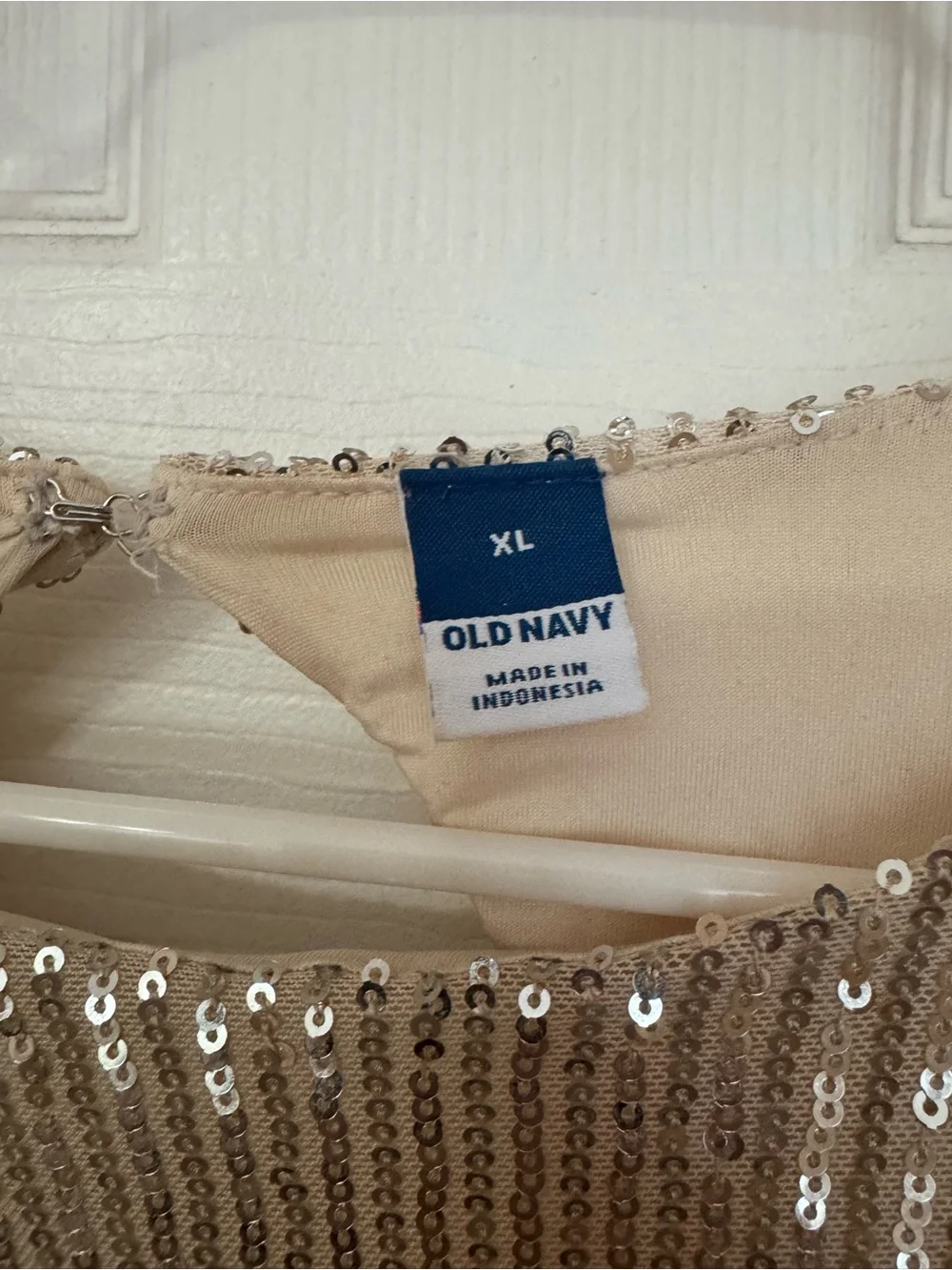 Old Navy Sequin Dress in Champagne